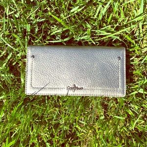 Beautiful silver Cole Haan wallet